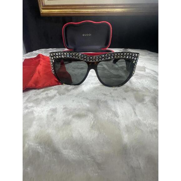 Gucci Crystal Oversize Sunglasses main image 5